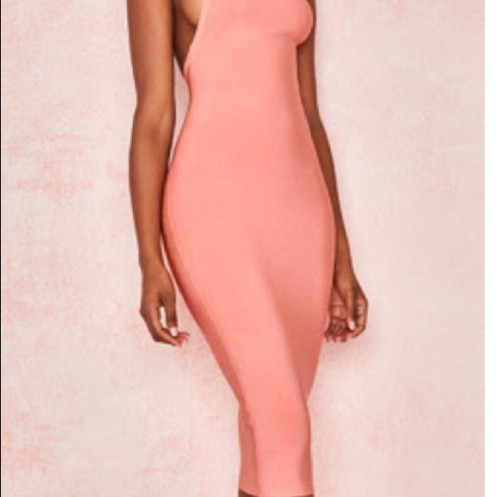 House of CB Yasmine Cut Out Back Bandage Dress XS - Picture 2 of 8